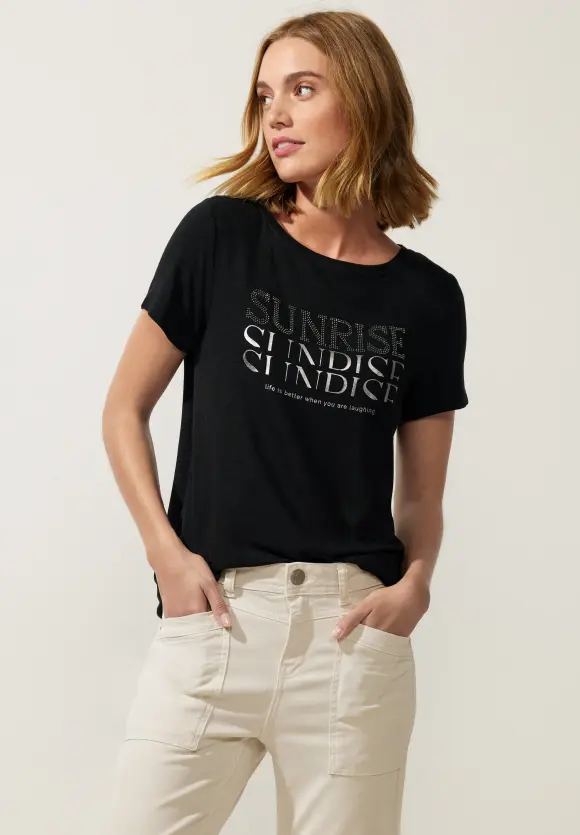 Street One T-Shirt mit Wordingprint