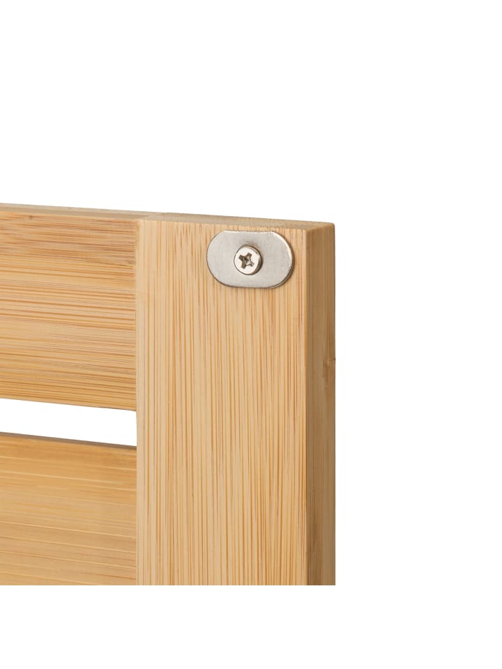 relaxdays Waschbeckenunterschrank in Weiß/ Natur - (B)60 x (H)60 x (T)32 cm günstig kaufen onesize