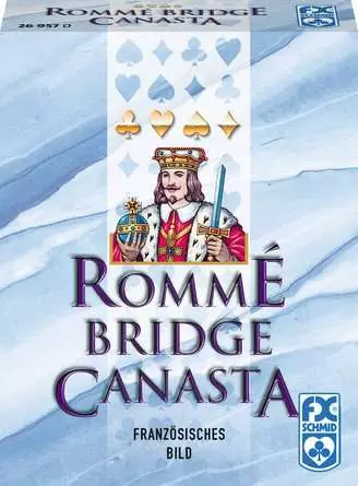 Rommé Bridge Canasta - Kartenspiel ab 8 Jahren