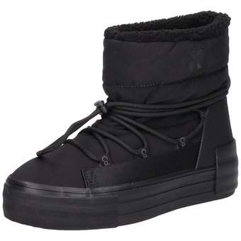 Calvin Klein Bold Vulc Flatform Snow Boot in schwarz