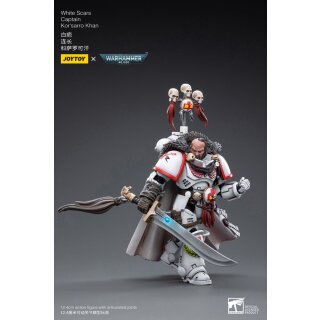 Warhammer 40k Actionfigur 1/18 White Scars Captain Kor'sarro Khan 12 cm