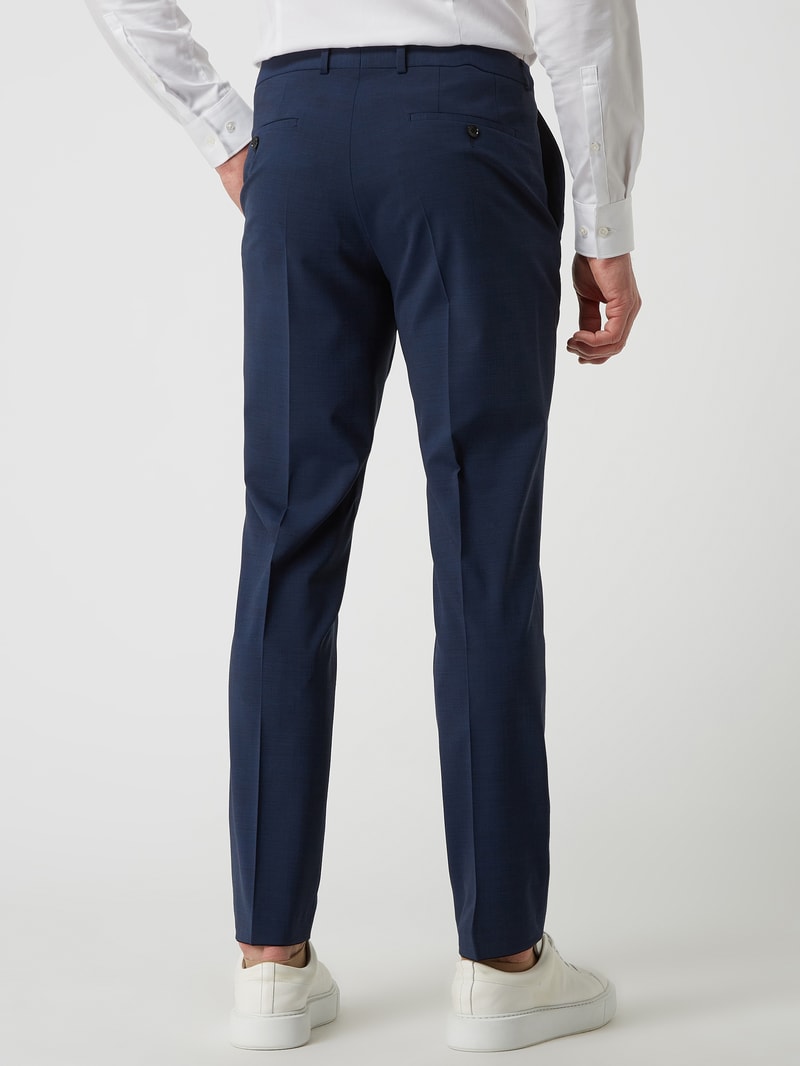 Anzughose mit Stretch-Anteil in royalblau