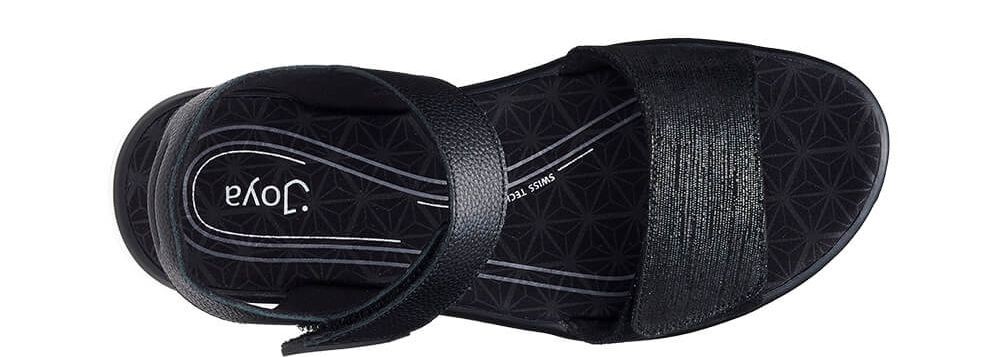 JOYA Komfort Sandalen schwarz