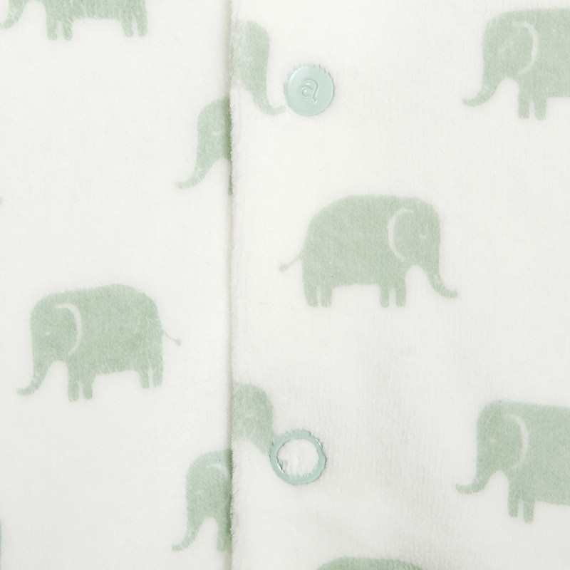 Lot de 2 pyjamas en velours bébé vert Absorba