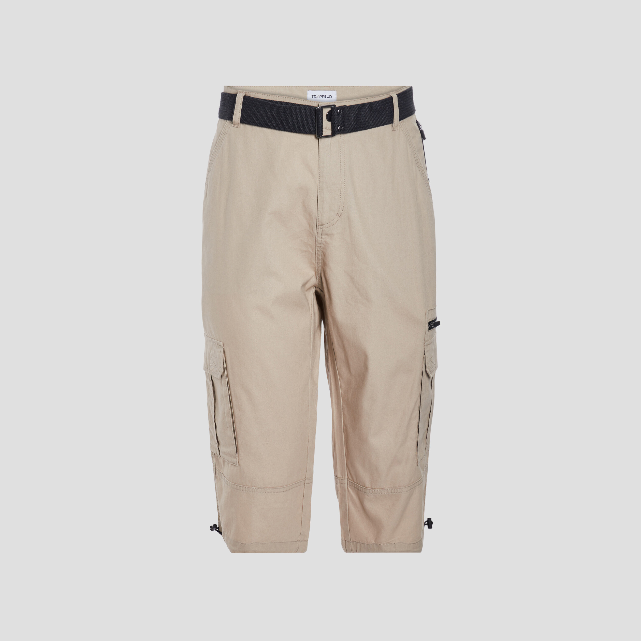 Pantacourt ceinturé sable homme | La Halle
