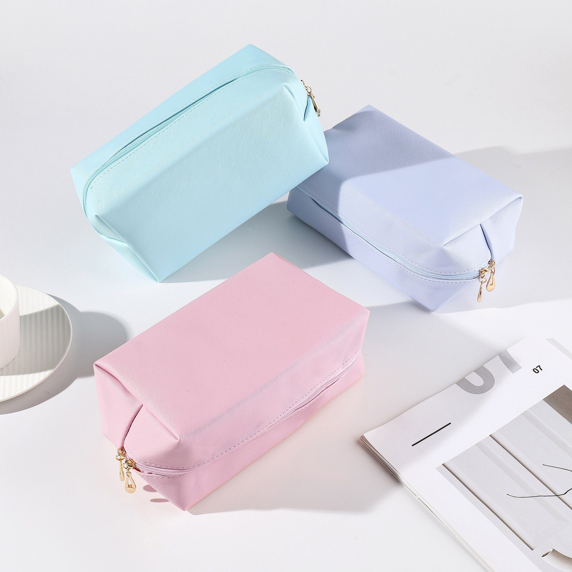 SCOBAG Kosmetiktasche Kosmetiktasche Portable Travel (1-tlg, Niedlich Multifunktional), Wasserdichte Reißverschlusstasche für Frauen