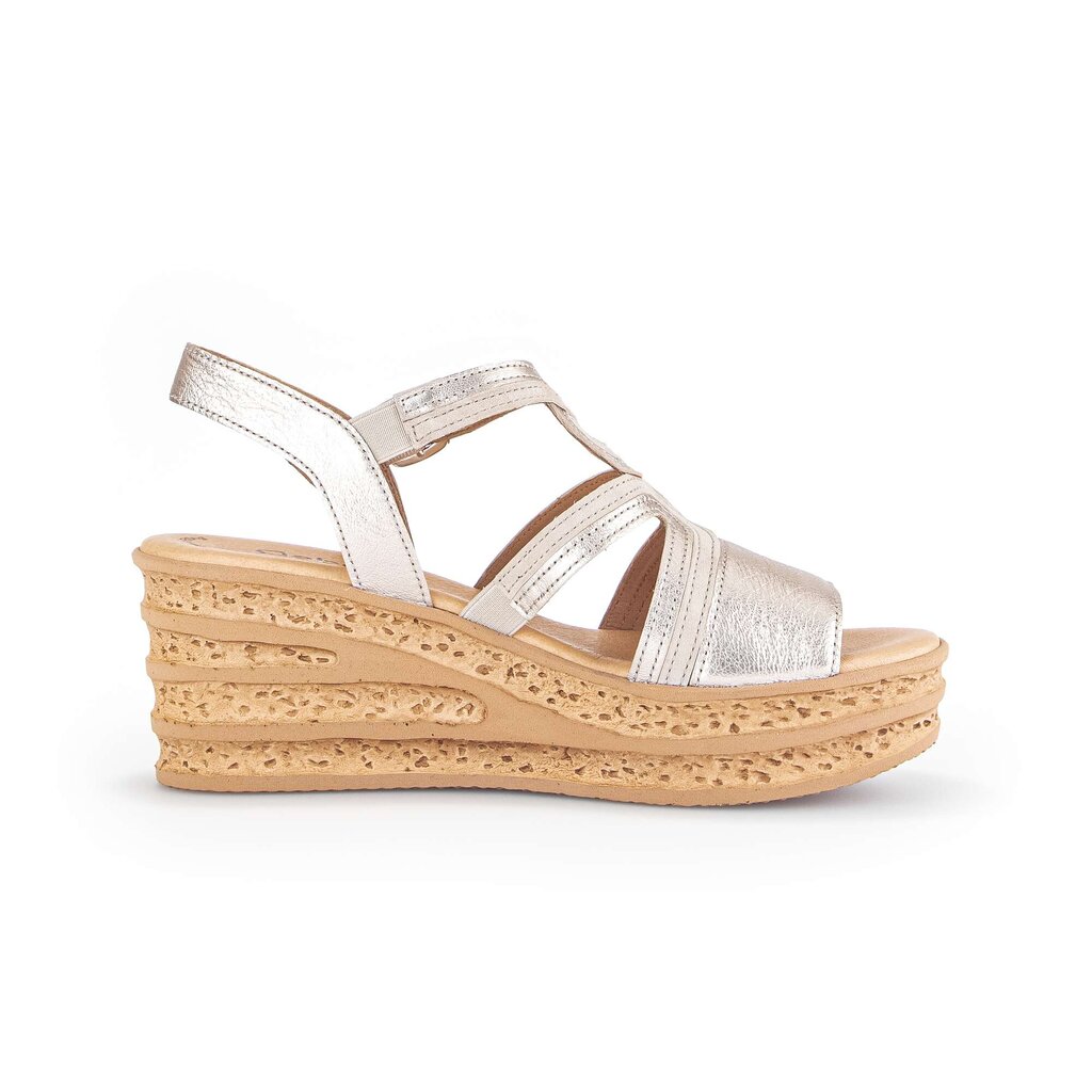 Gabor fashion Keilsandalette gold