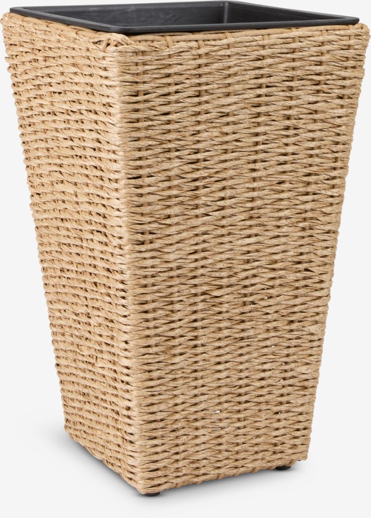 Doniczka KUBB KUBB W30xL30xH50 naturalna