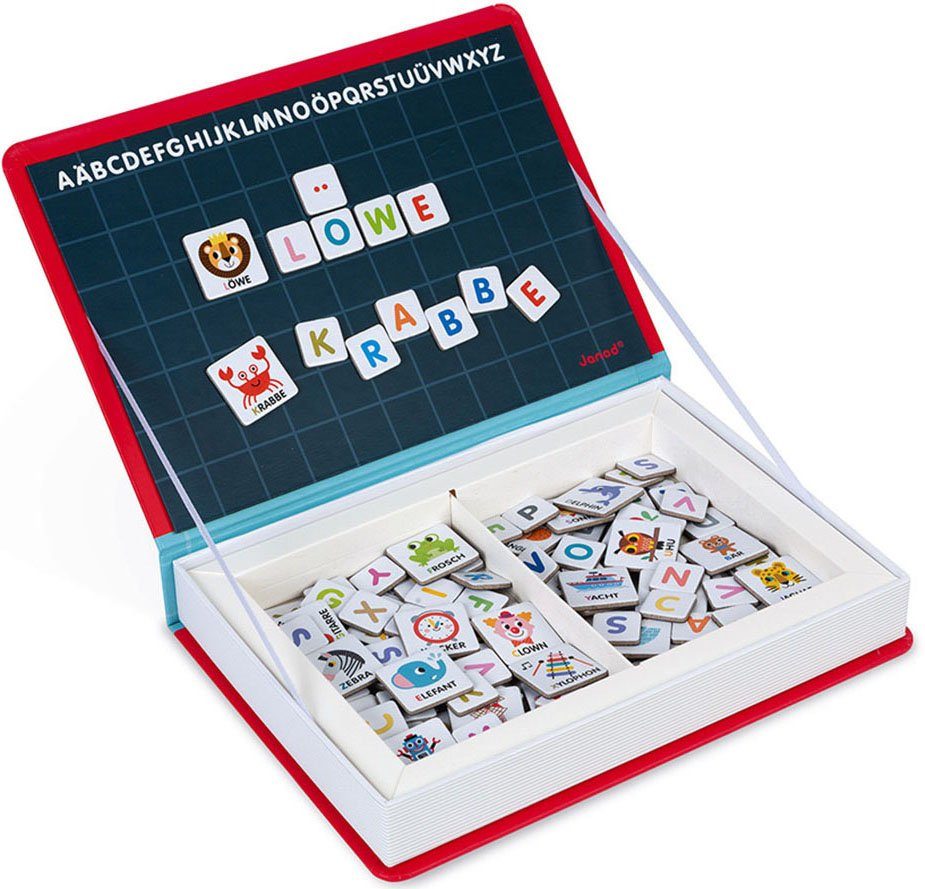 Janod Lernspielzeug Magnetbuch - Alphabet