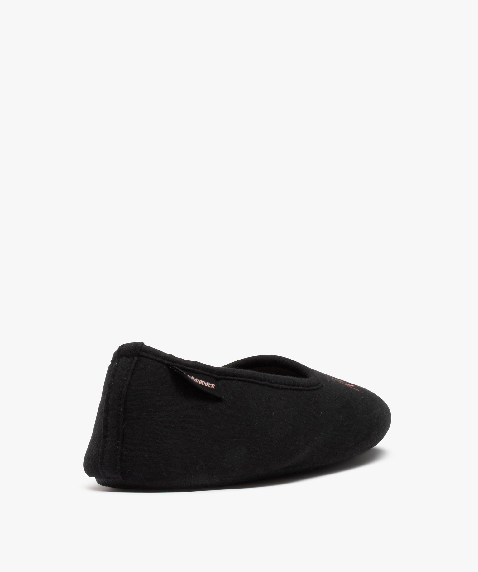 Chaussons femme ballerines imprimées Paradise - Isotoner noir | GEMO