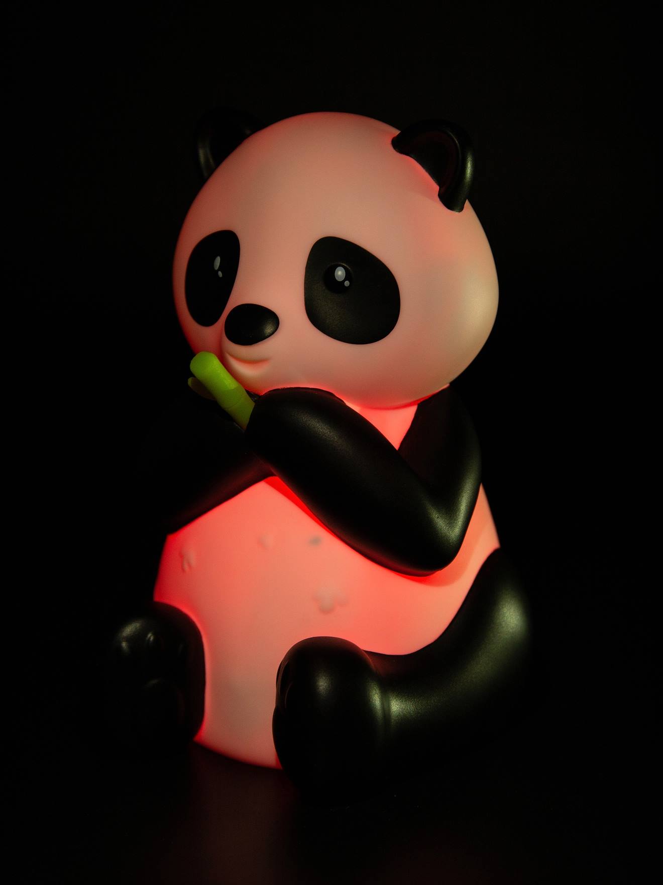 Kinderzimmer Panda-Nachtlicht DHINK - weiß bedruckt
