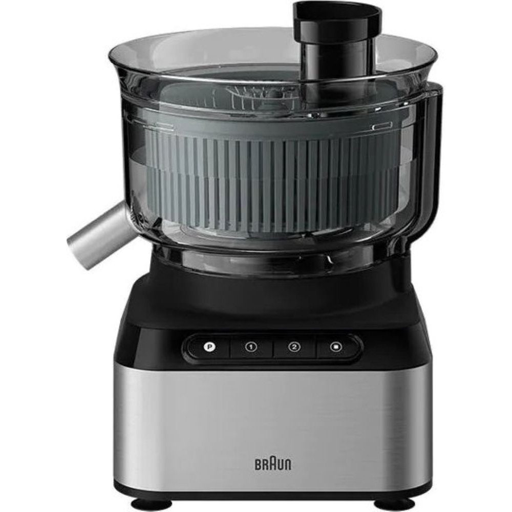 Braun Küchenmaschine FP 3233SI PurEase - Küchenmaschine - edelstahl/schwarz