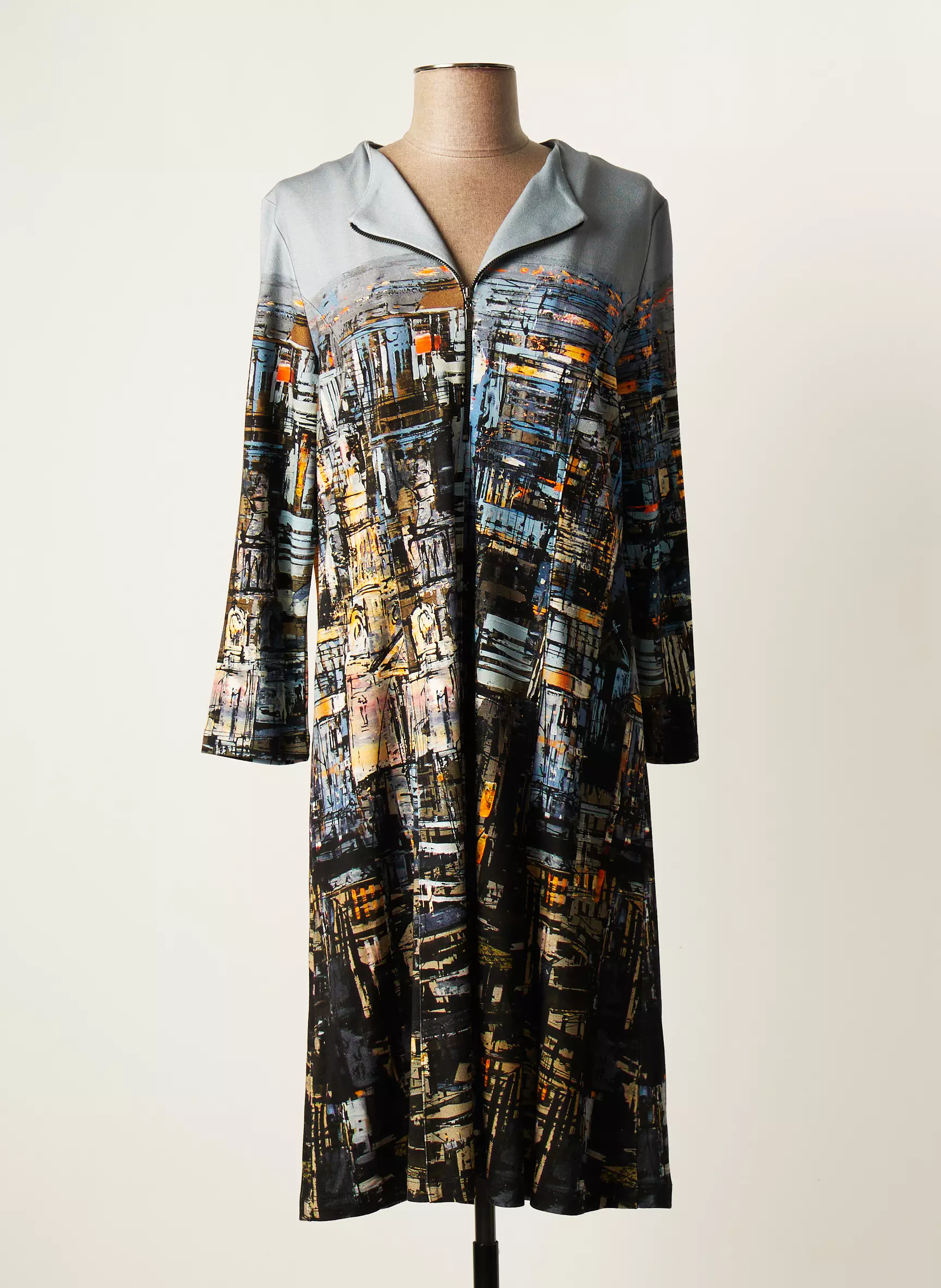 Dolcezza Robes Mi Longues Femme couleur bleu
