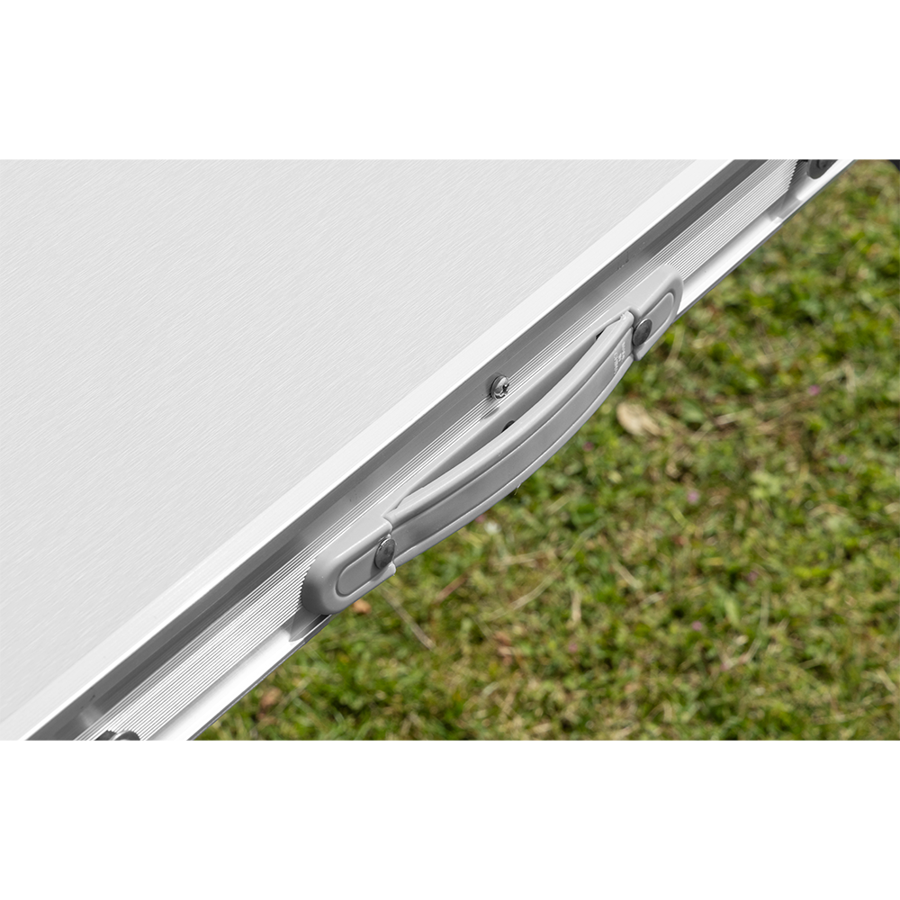 Better Home Camping Klappbarer Tisch Set 3tlg., Aluminium weiß