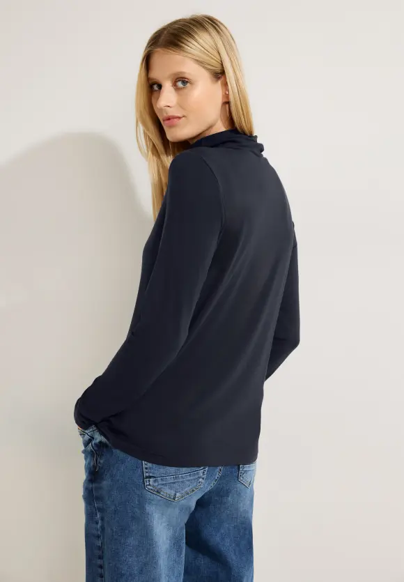 CECIL Shirt mit hohem Kragen