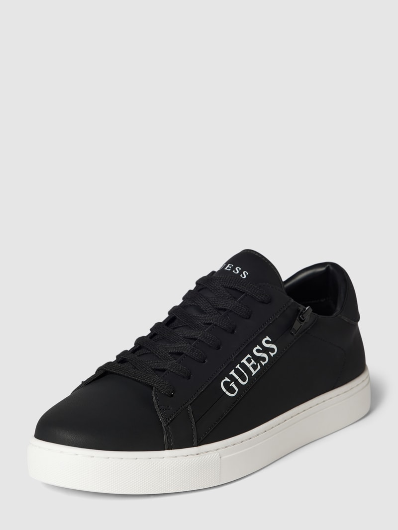 Sneaker mit Label-Print Modell 'TODI' in schwarz