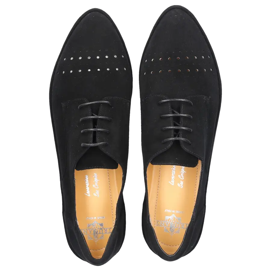 Truman's - Sneaker low 9351 Veloursleder - schwarz