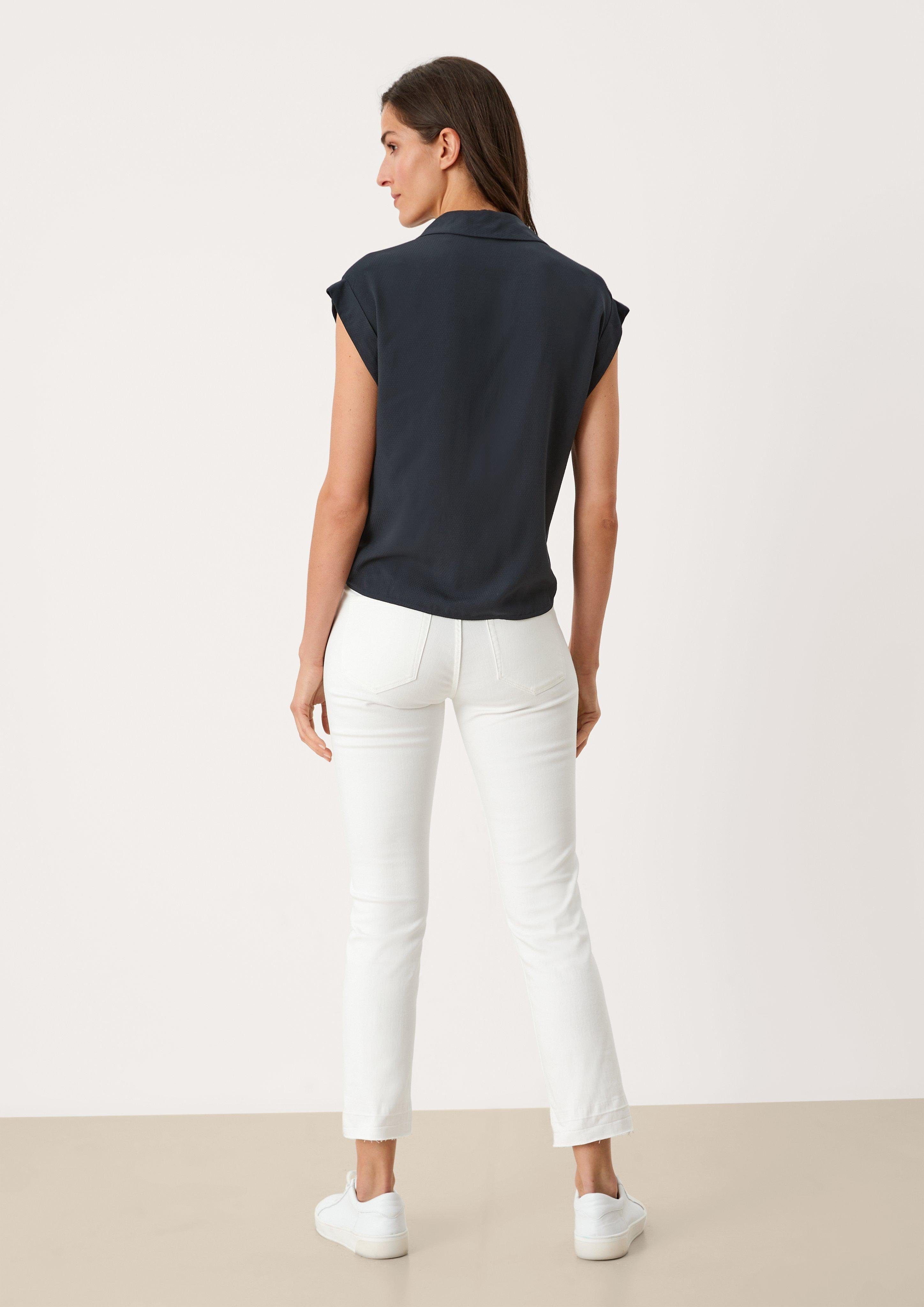 s.Oliver Blusentop Bluse mit Schleifen-Detail Schleife