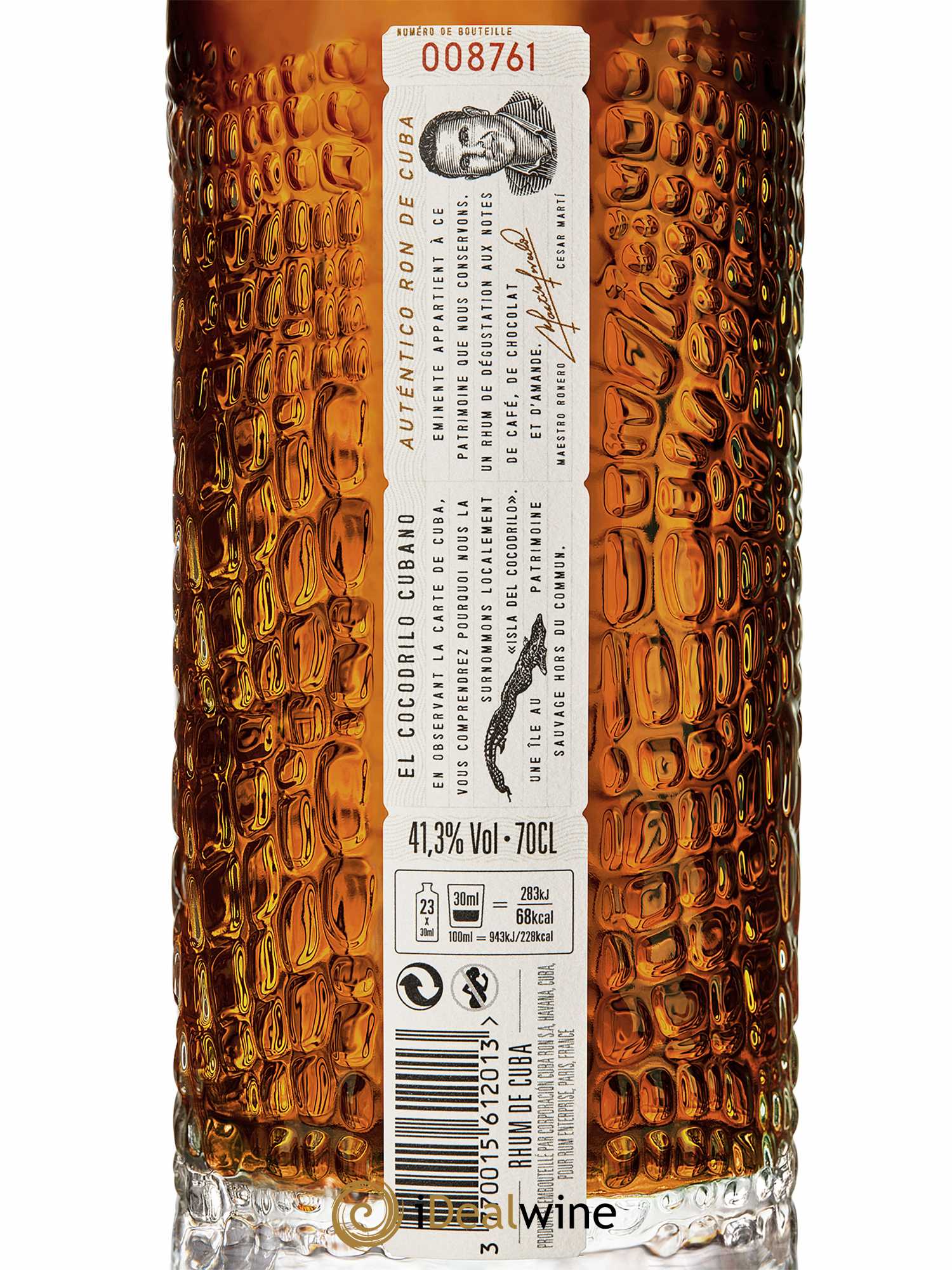 Rum 7 years Of. Reserva Aged (70cl)  - Lot de 1 Bouteille