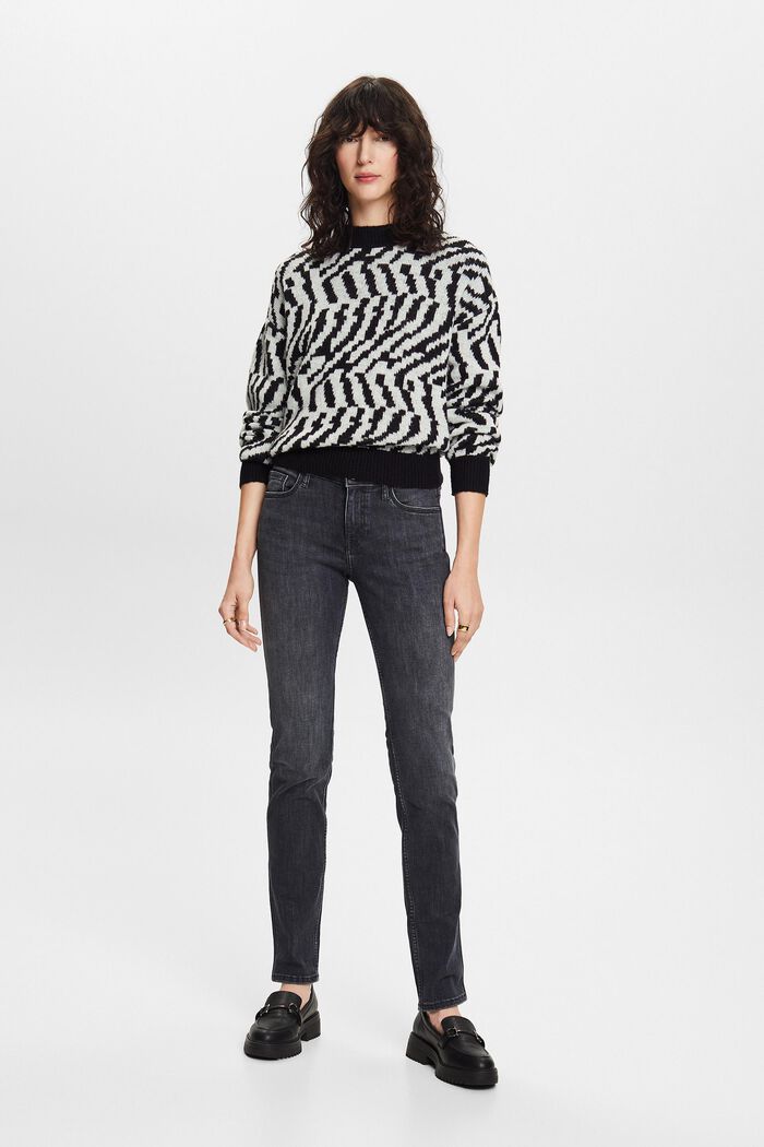 Jeans mit schmaler Passform und mittelhohem Bund