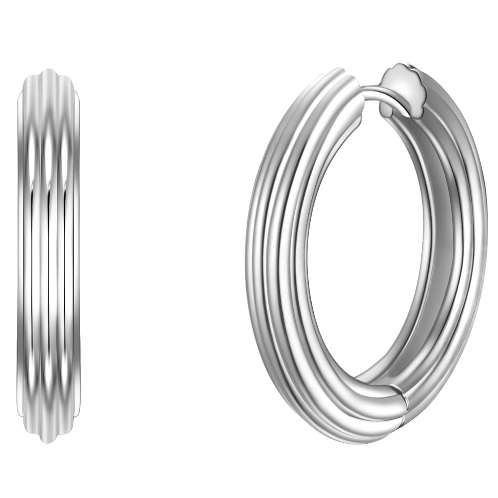 Glanzstücke München Créoles en argent Argent sterling en Argent Boucles d'oreilles