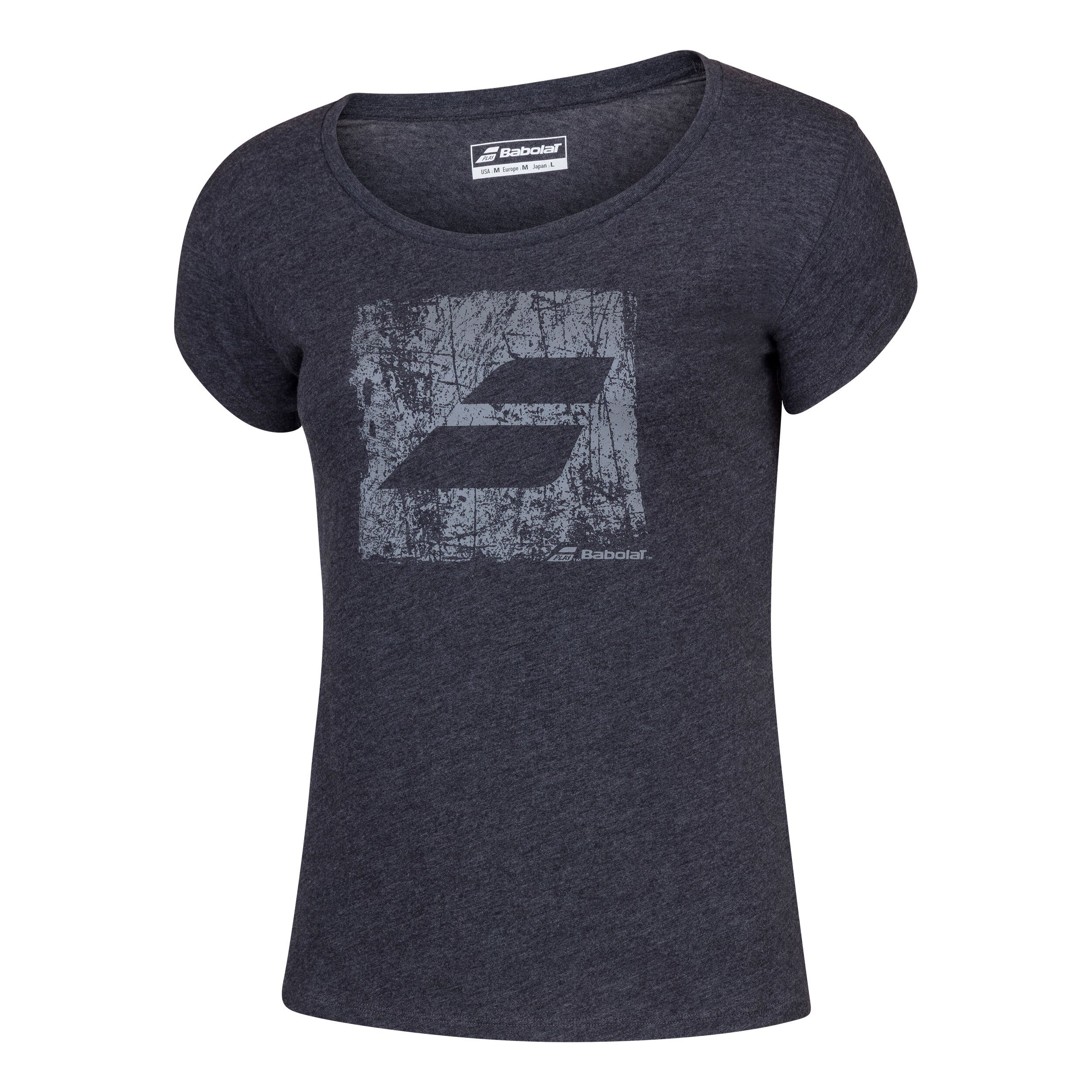 Exercise Big Flag T-Shirt Damen - Dunkelblau, Grau