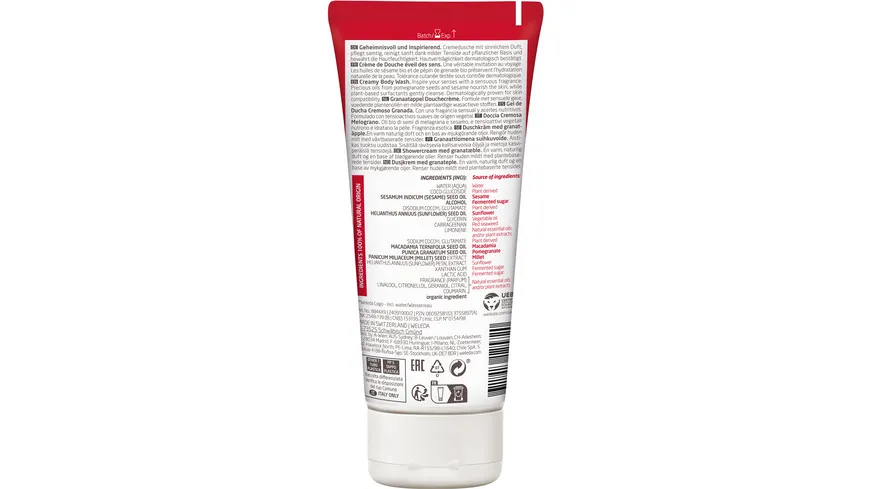 WELEDA GRANATAPFEL Inspire Schönheitsdusche Granatapfel 200 ml