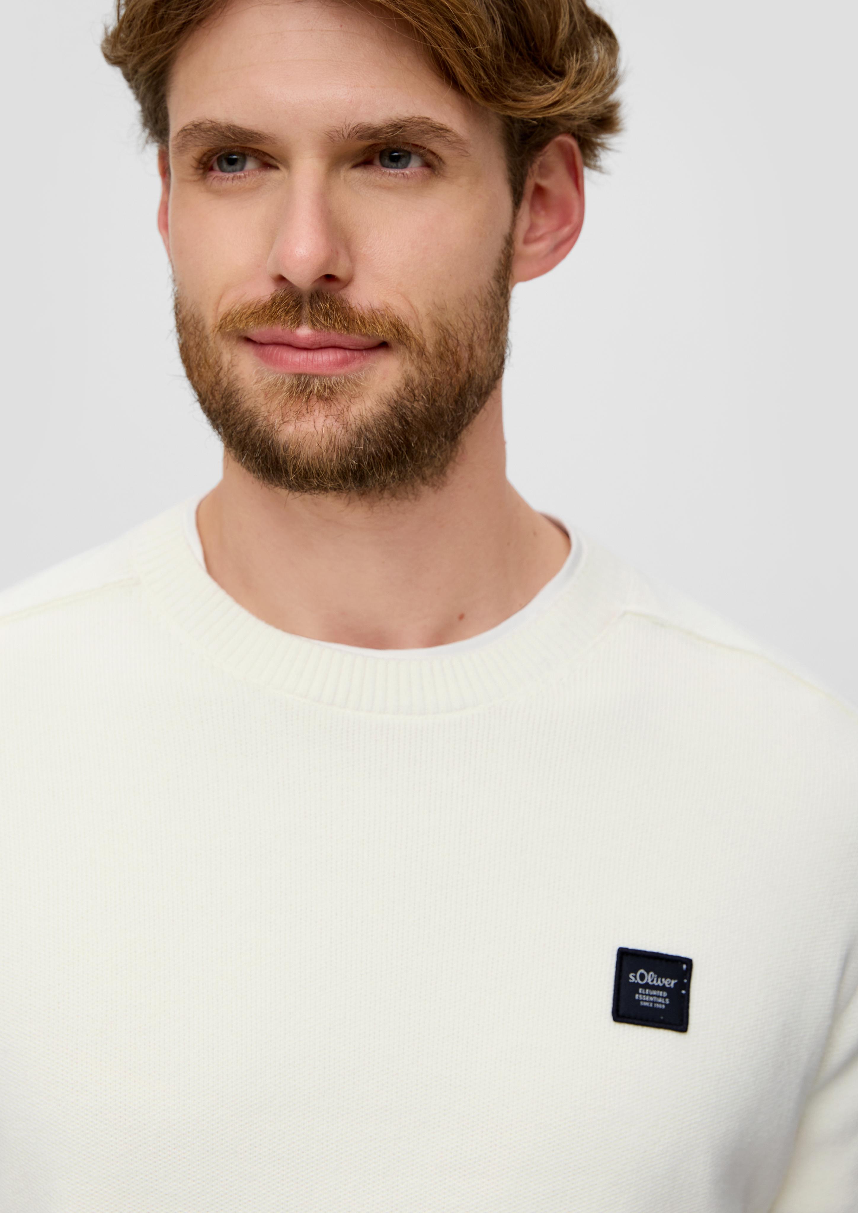 Weicher Strickpullover aus Baumwolle  2141329-0240