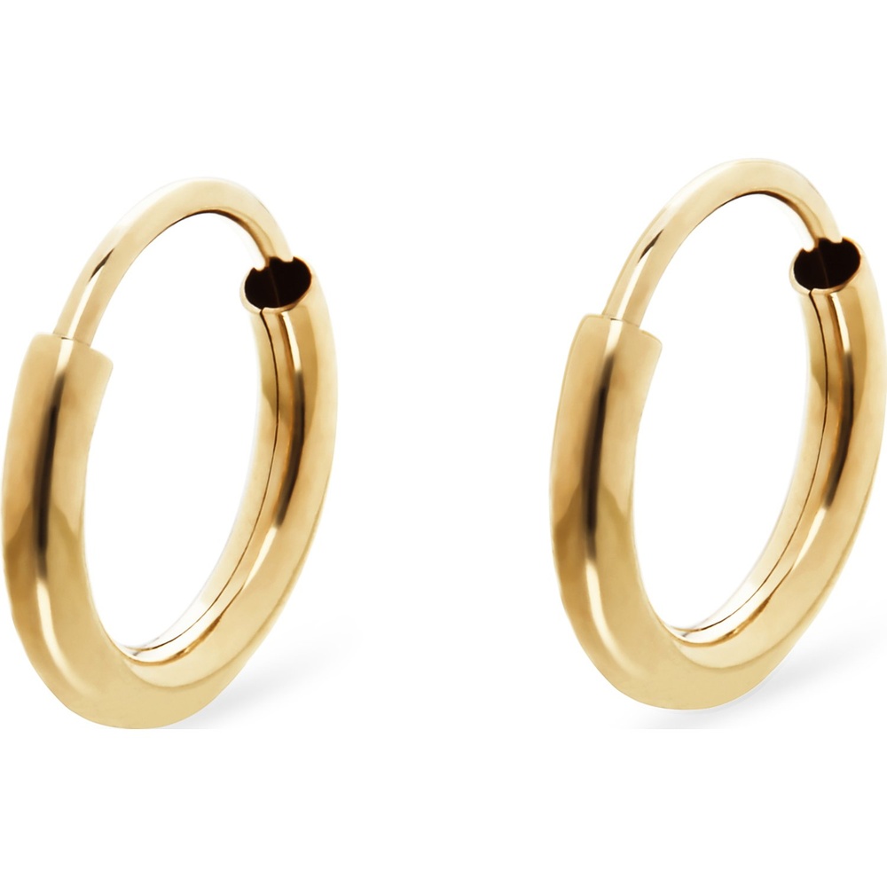 FAVS Créoles 375 Or jaune Boucles d'oreilles