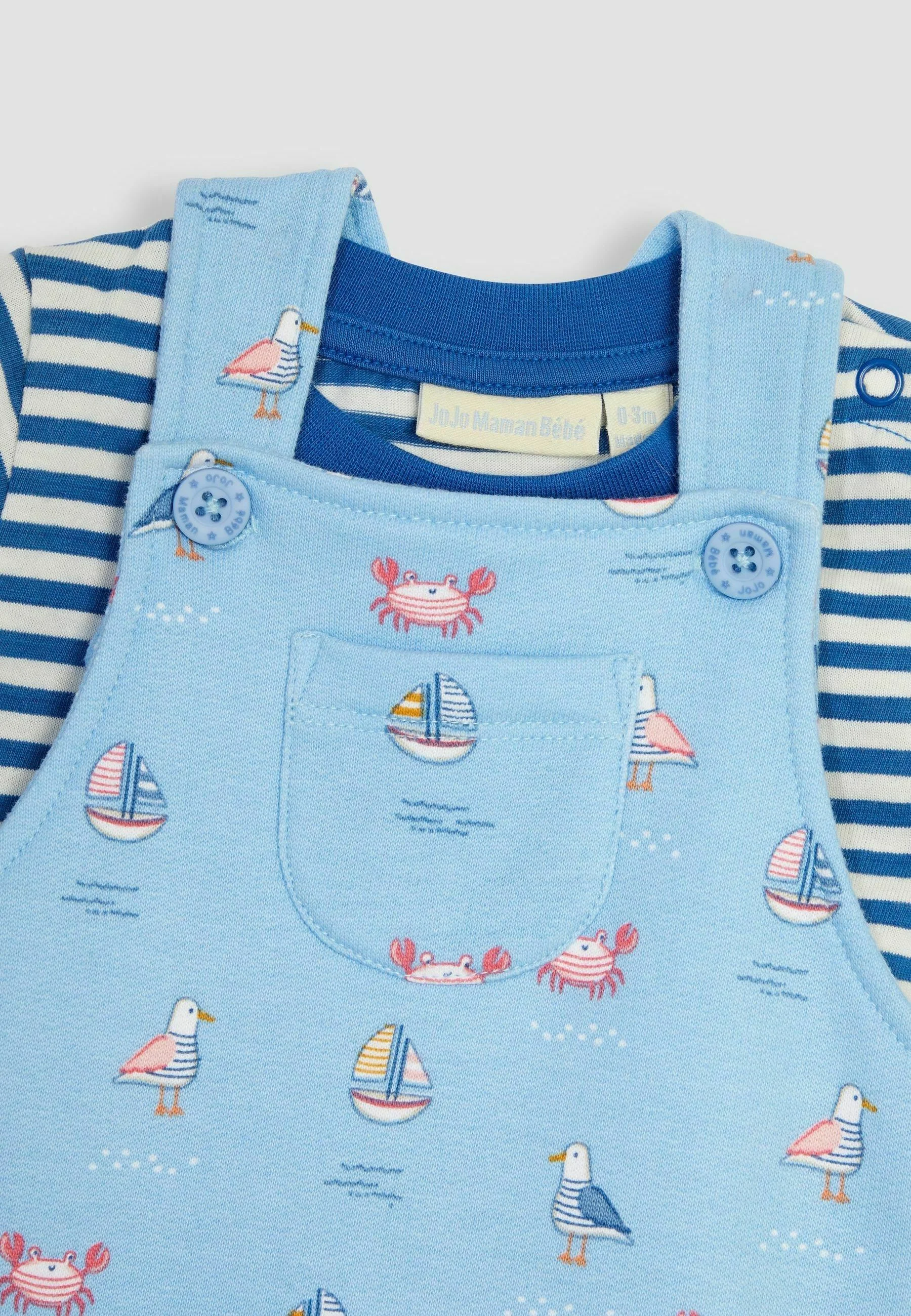 JoJo Maman Bébé CONJUNTO DE 2 PIEZAS - AJUSTE REGULAR - Peto