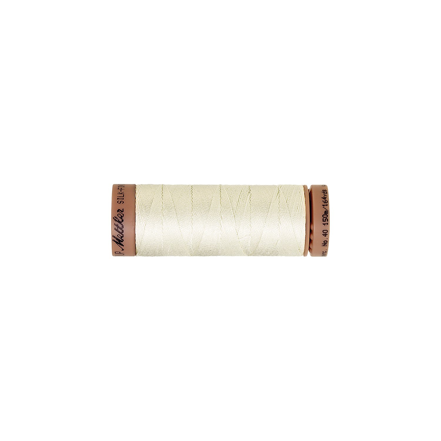 Mettler Silk Finish Cotton Maschinen- & Handquiltgarn, Stärke: 40, 150m-Spule, ecru
