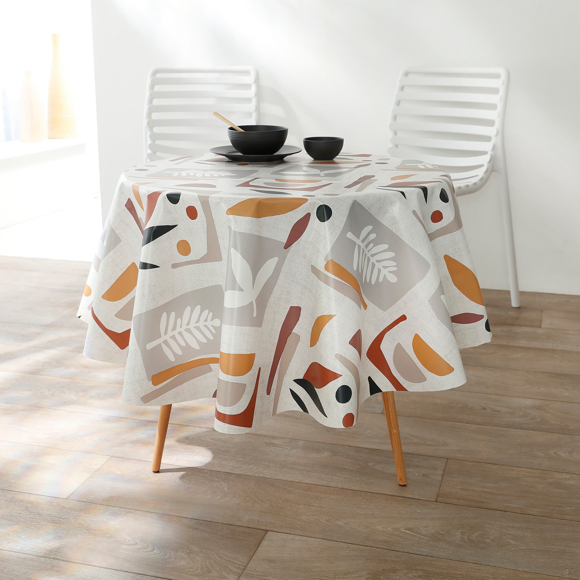 Nappe toile cirée imprimée Mige