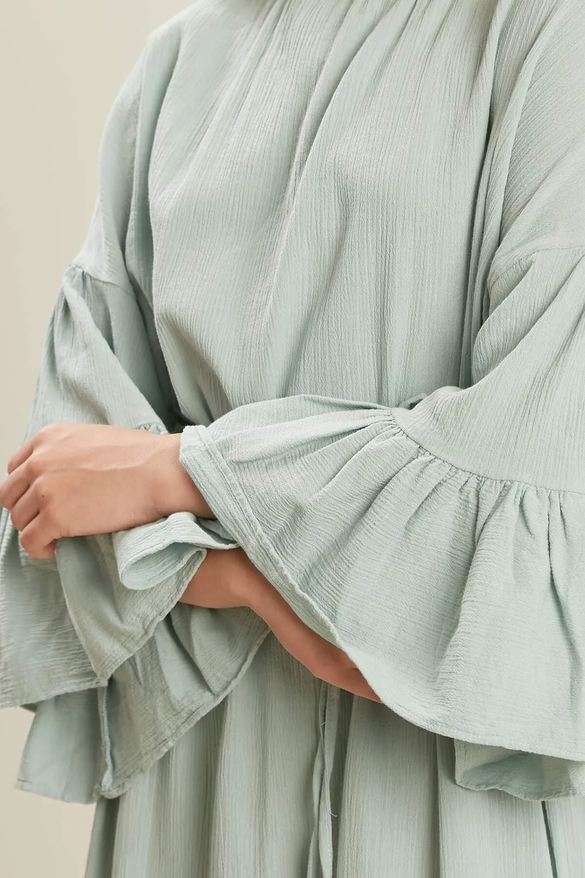 Manuka  BODENKLEID AUS BAUMWOLLE CRINKLE MINZE