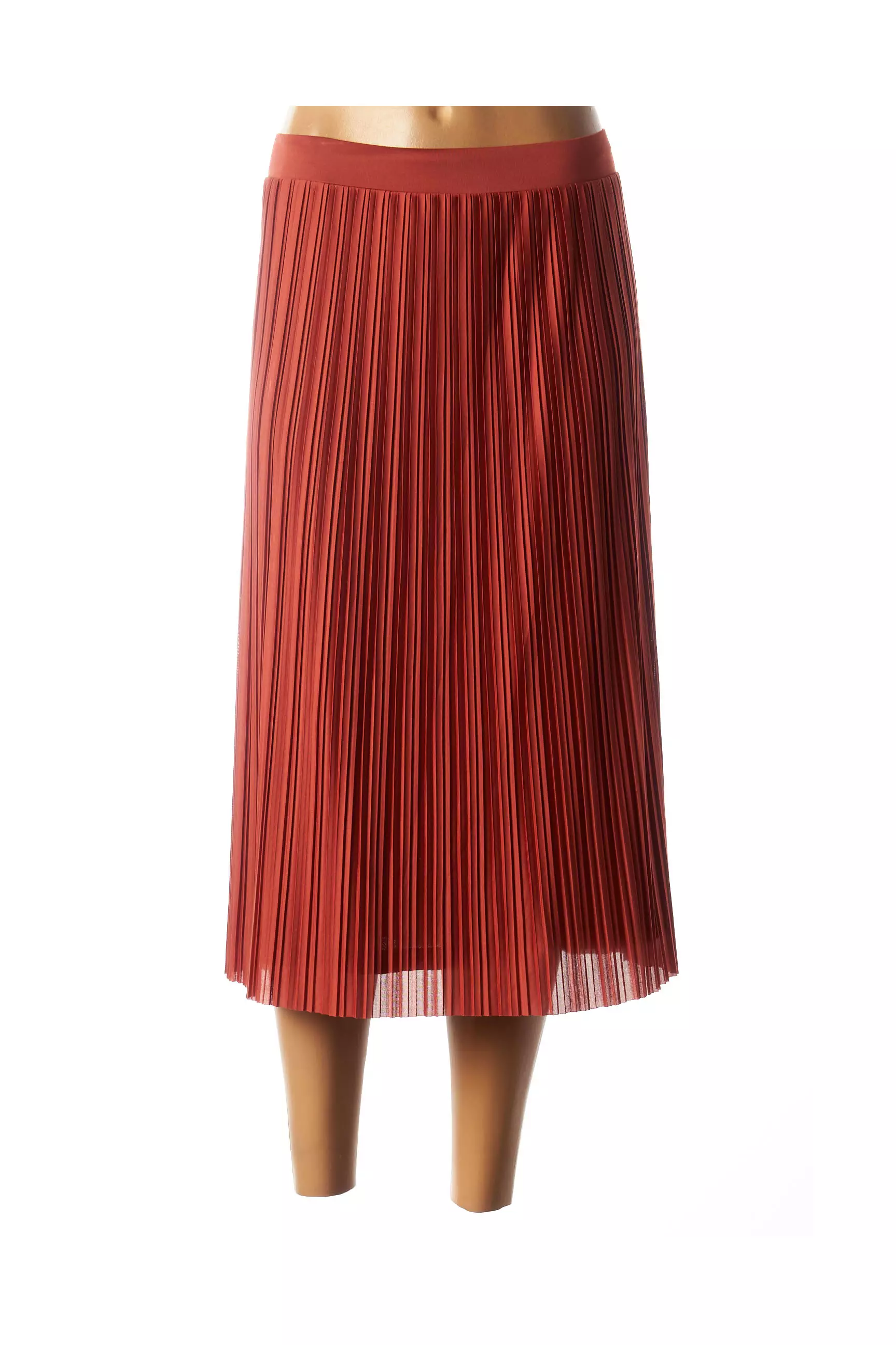 Concept K Jupes Mi Longues Femme couleur orange