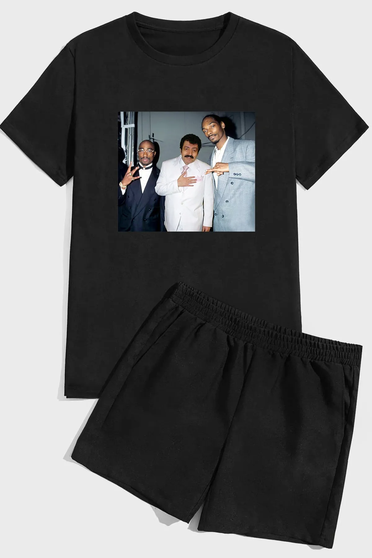 uyguntarz  Shorts-Set mit Müslüm-Print
