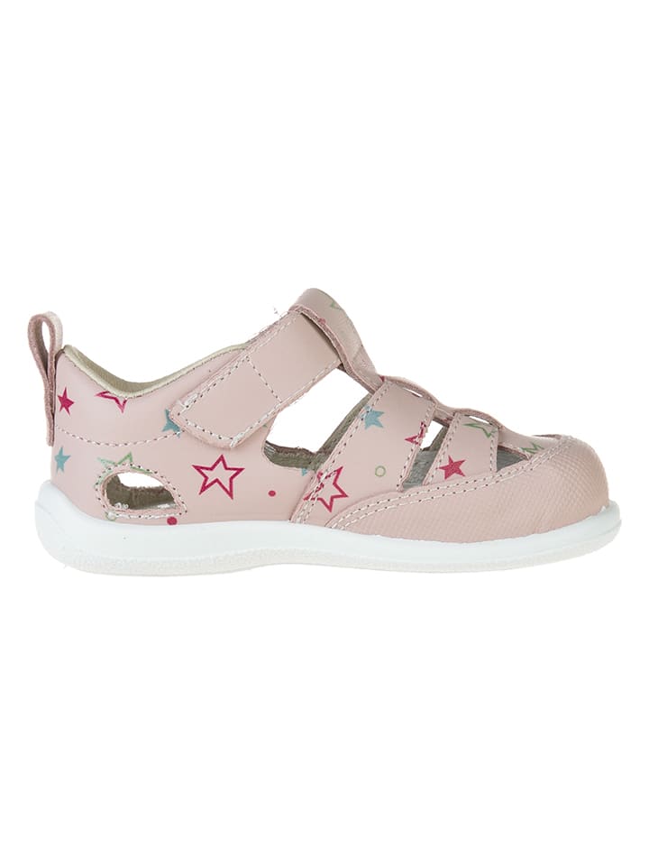 kmins Leder-Halbsandalen in Rosa günstig kaufen