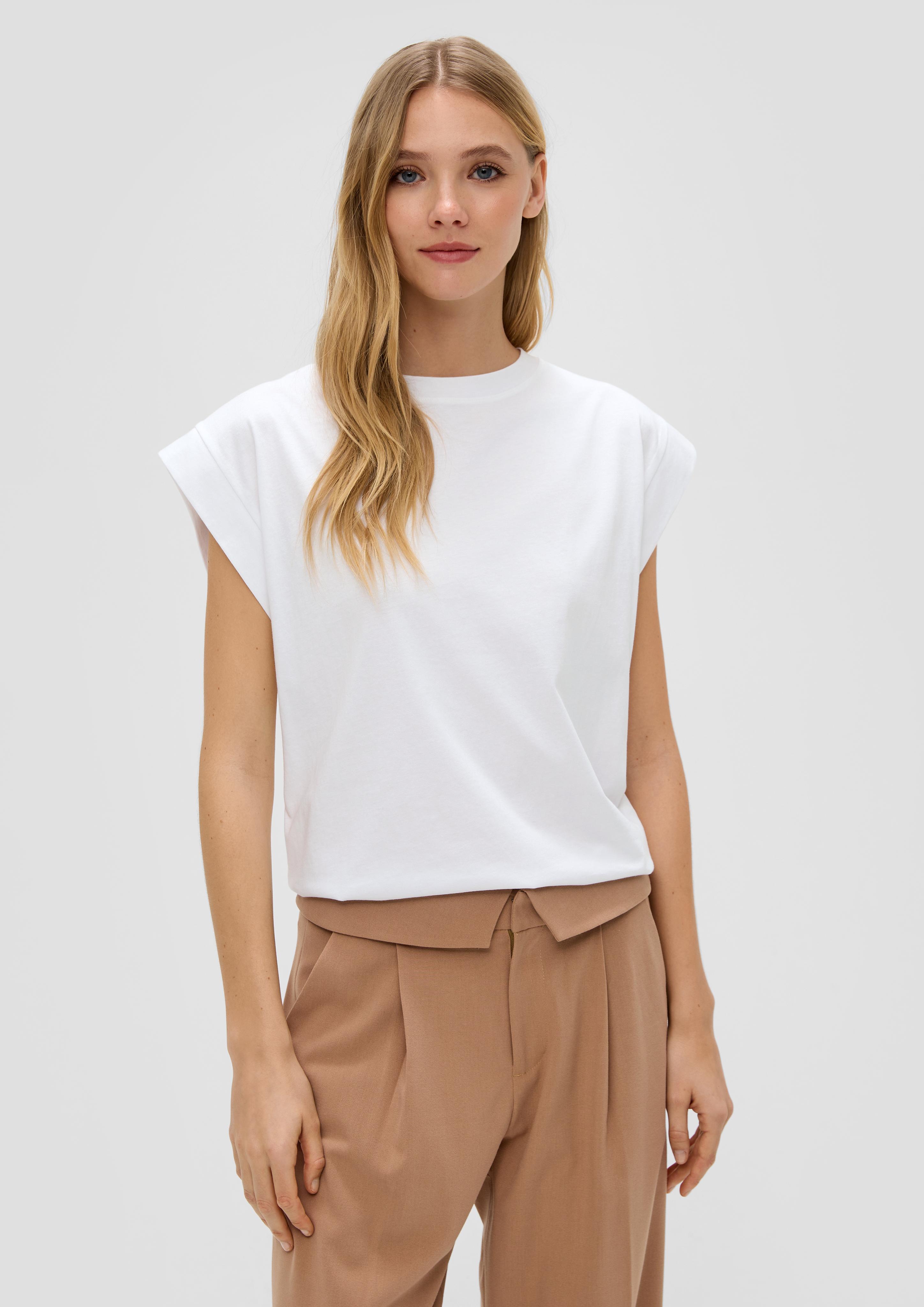 T-Shirt mit Kappärmeln  2144041-0100
