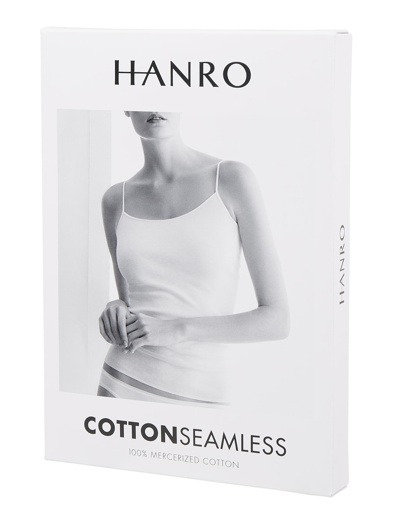 Unterhemd aus merzerisierter Baumwolle Modell 'Cotton Seamless' in beige