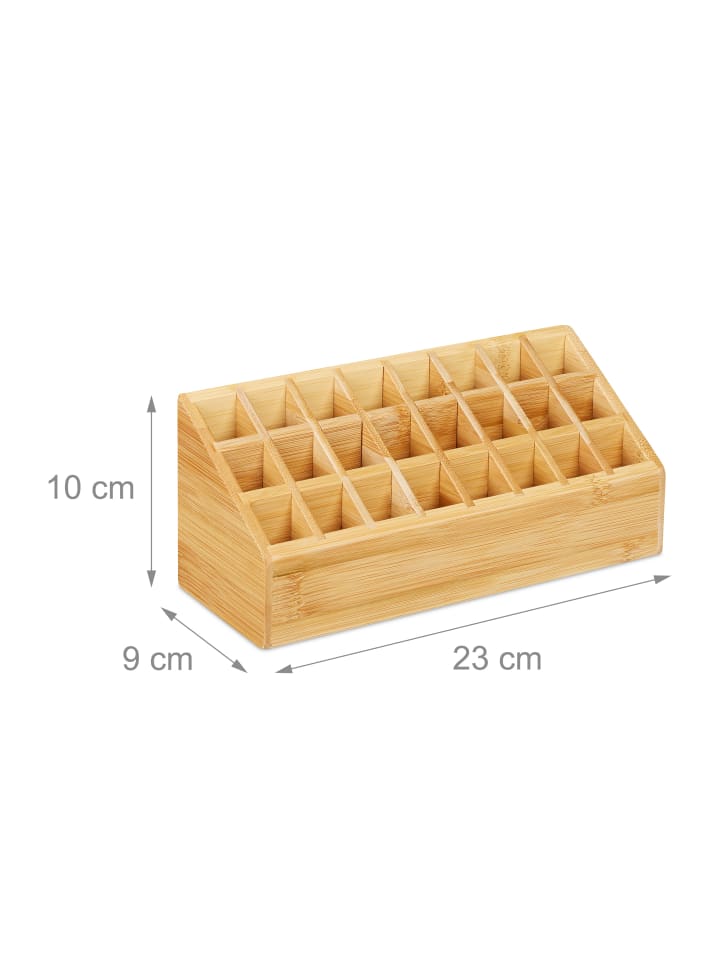 relaxdays Lippenstifthalter in Natur günstig kaufen onesize
