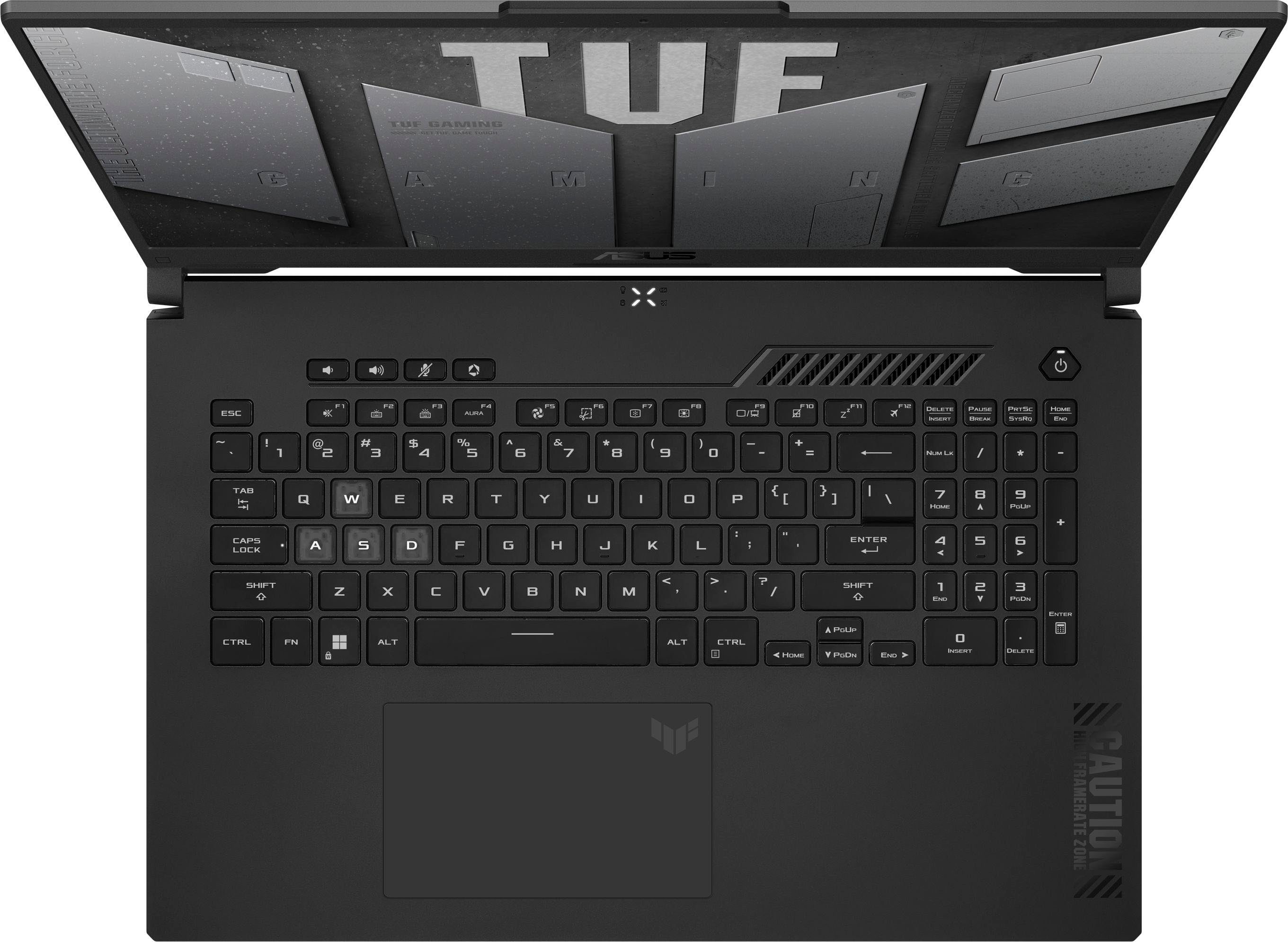 Asus TUF Gaming FA707NU-HX035W Gaming-Notebook (43,9 cm/17,3 Zoll, AMD Ryzen 7 7735HS, GeForce RTX 4050, 512 GB SSD)