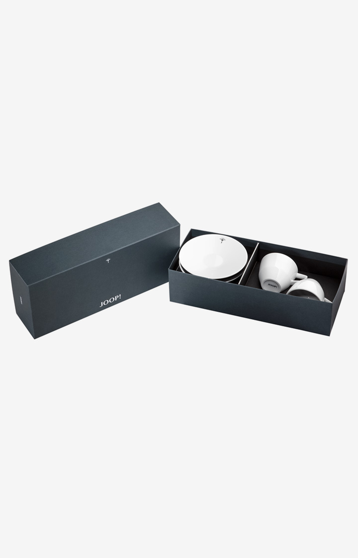Espressotasse Single Cornflower - 2er Set in Weiß - im JOOP!