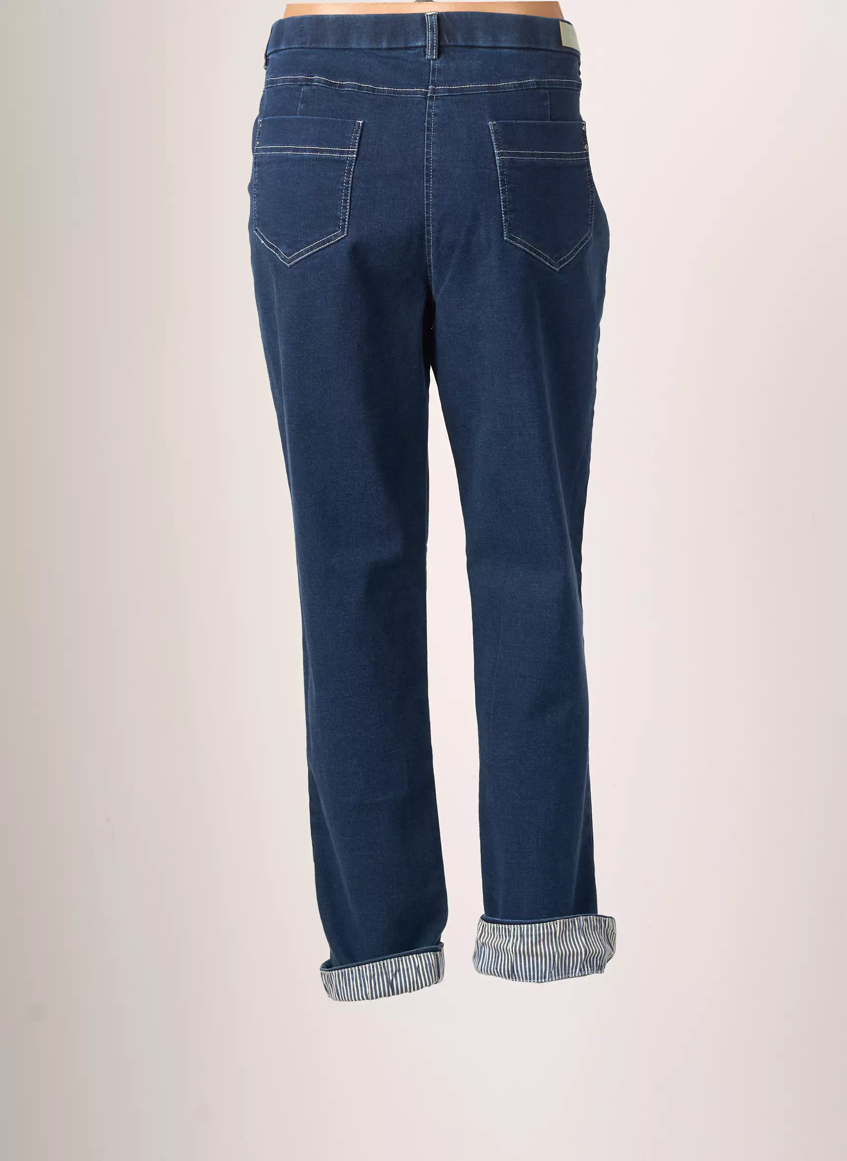 Christine Laure Jeans Coupe Droite Femme couleur bleu