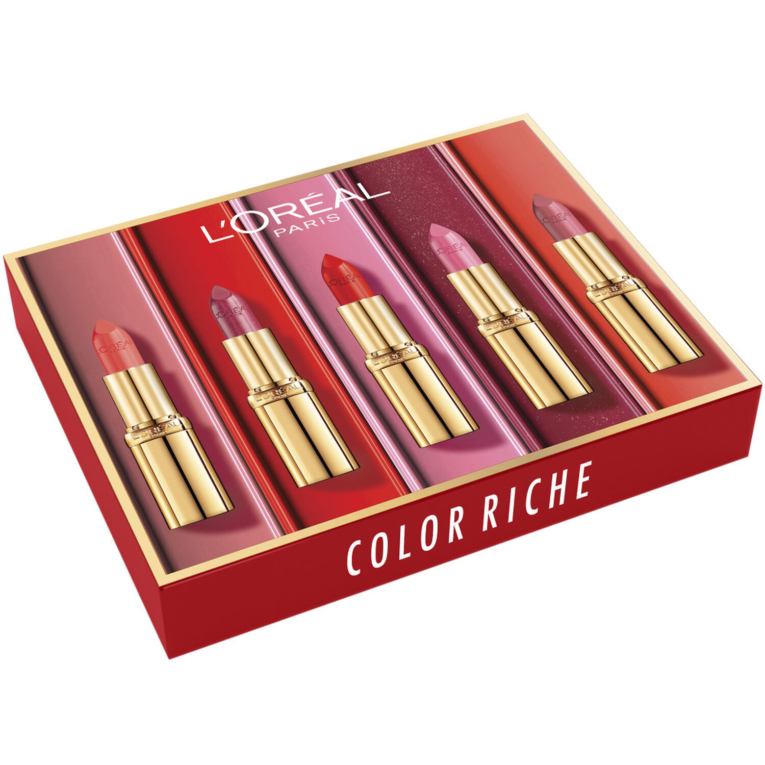L'Oréal Paris Color riche Coffret Rouge à Lèvres Fini Satin