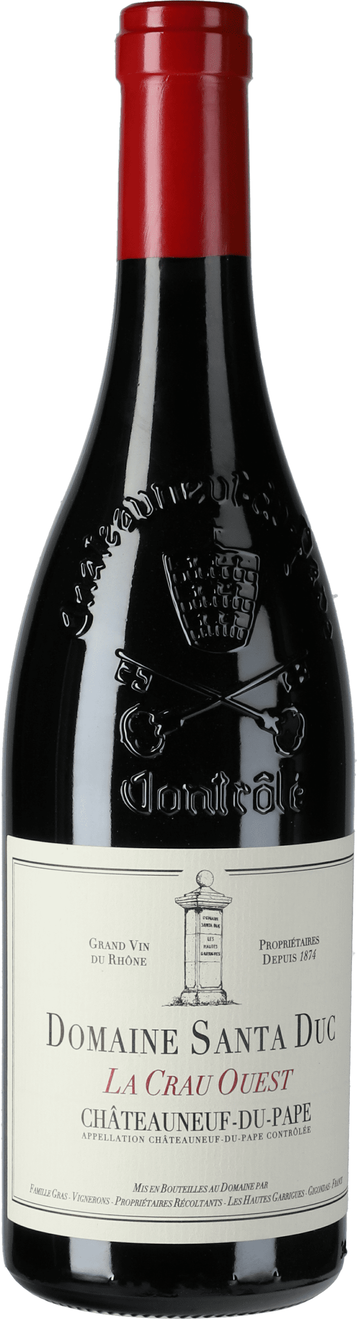 Domaine Santa Duc: Chateauneuf du Pape La Crau Ouest 2020