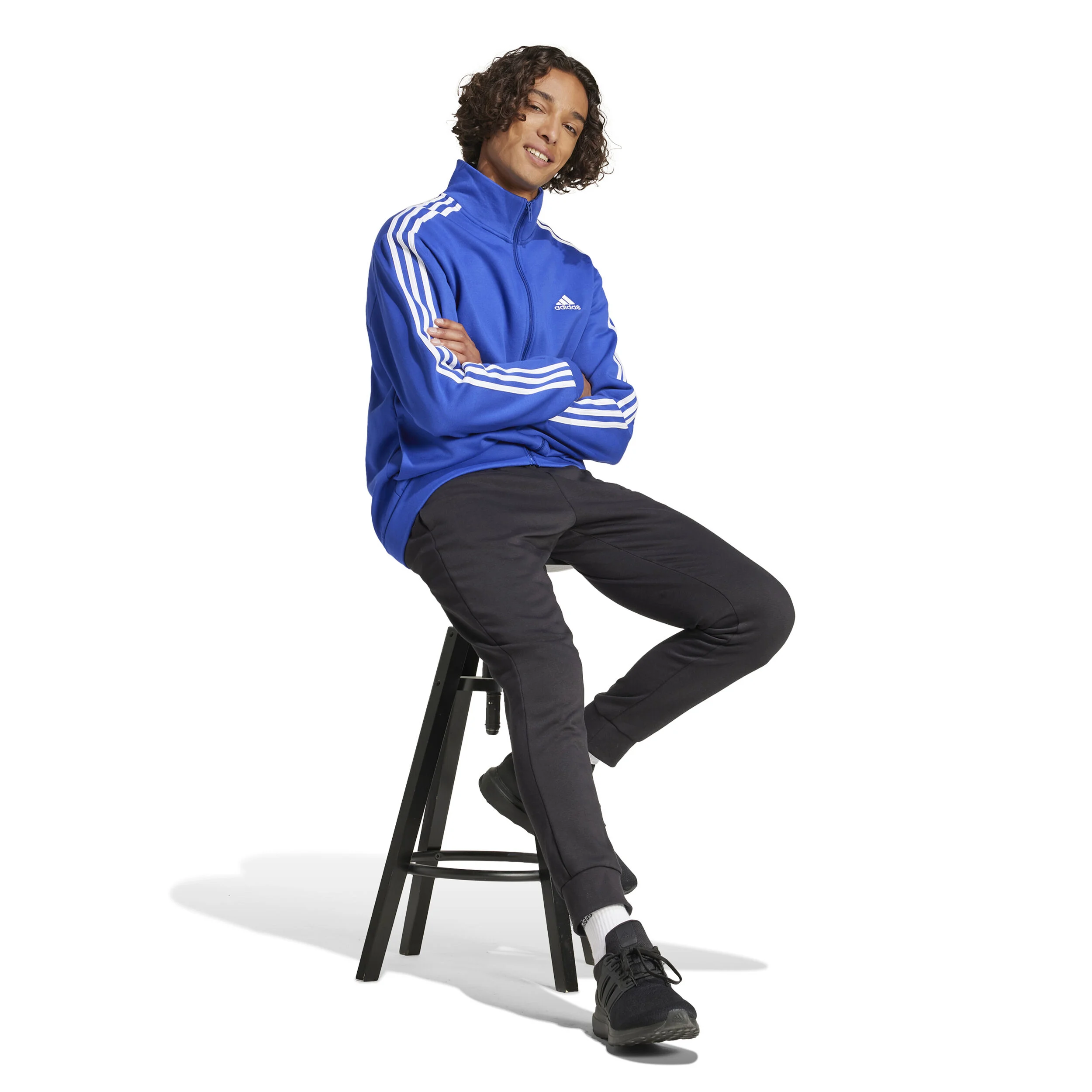 3Stripes Freelift Trainingsanzug Herren - Blau, Schwarz