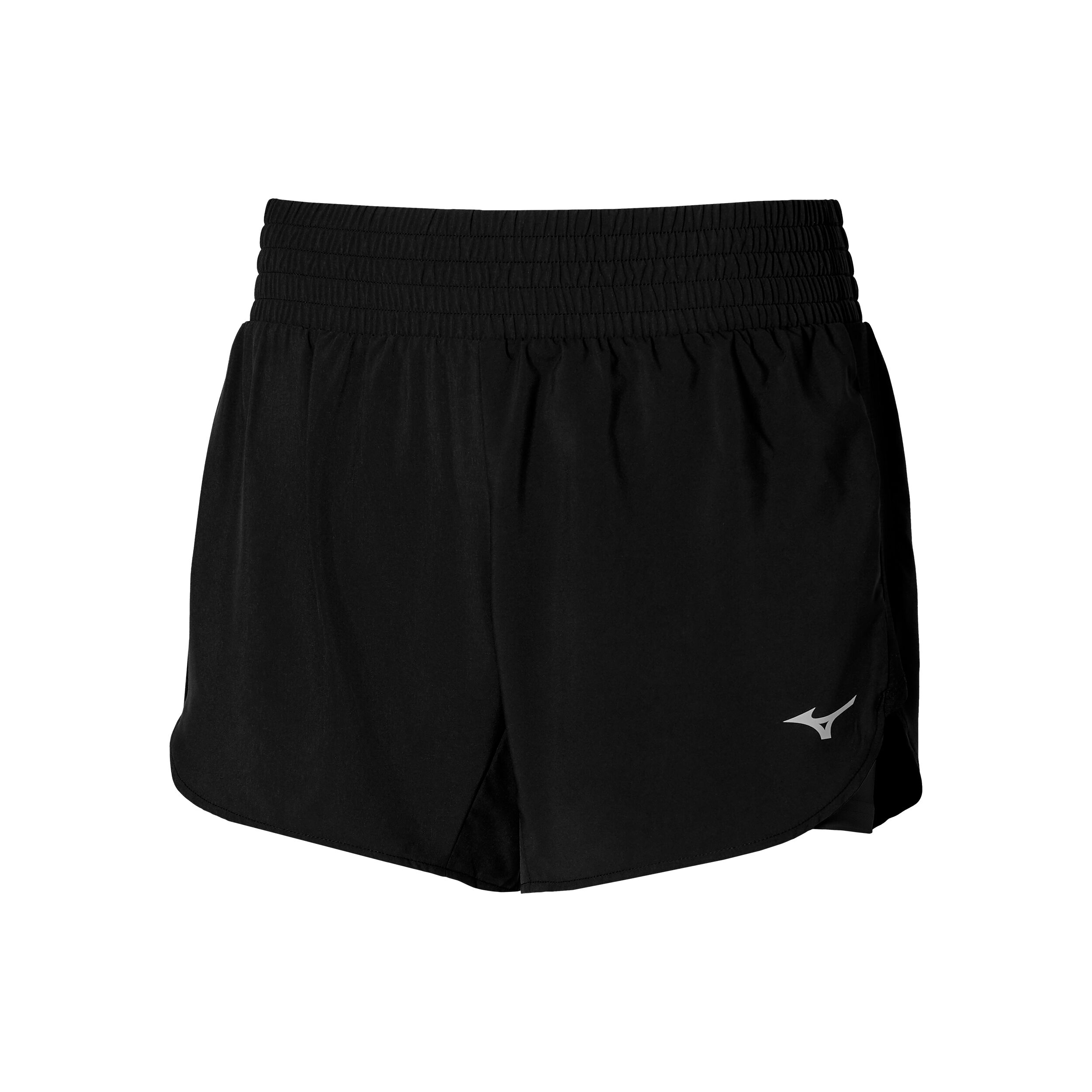 2in1 4.5 Laufshorts Damen - Schwarz