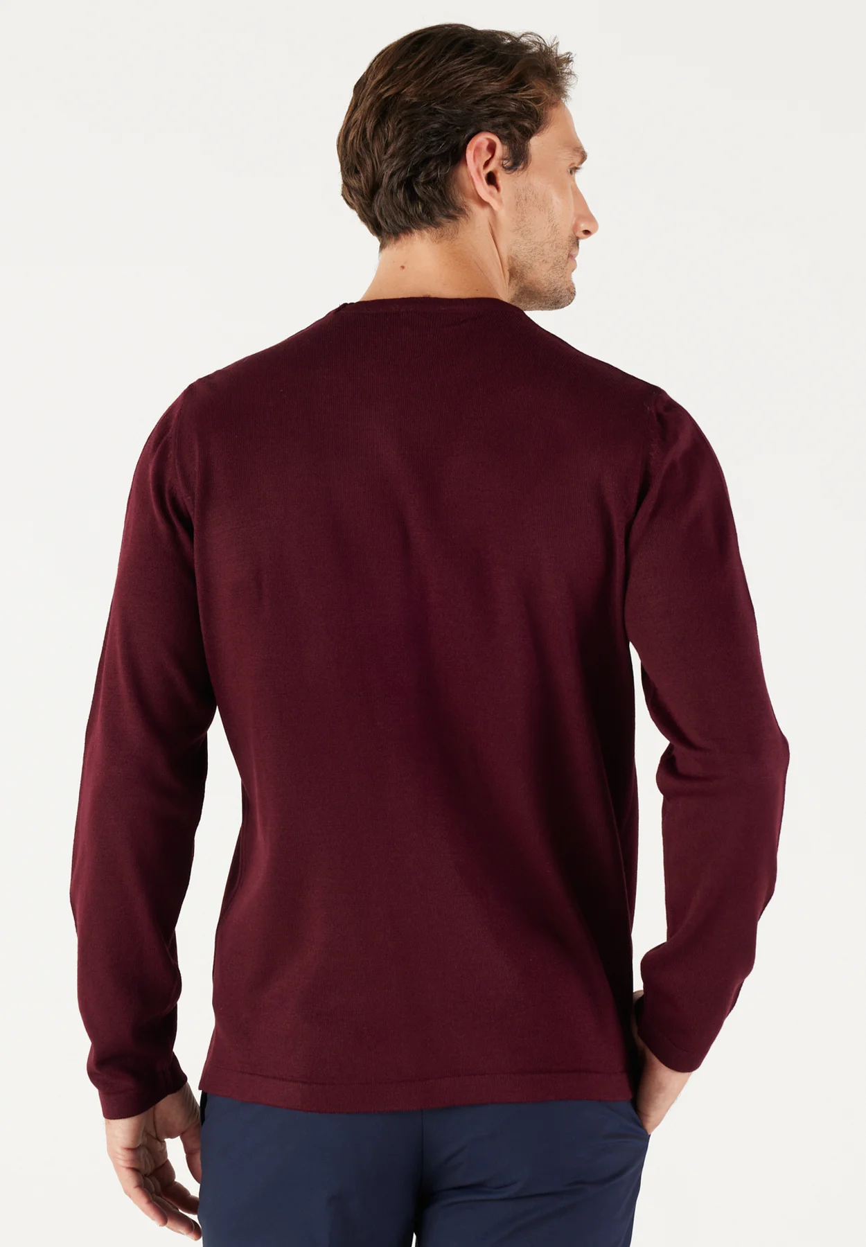 AC&CO / ALTINYILDIZ CLASSICS STANDARD FIT BASIC O COLLAR - Suéter