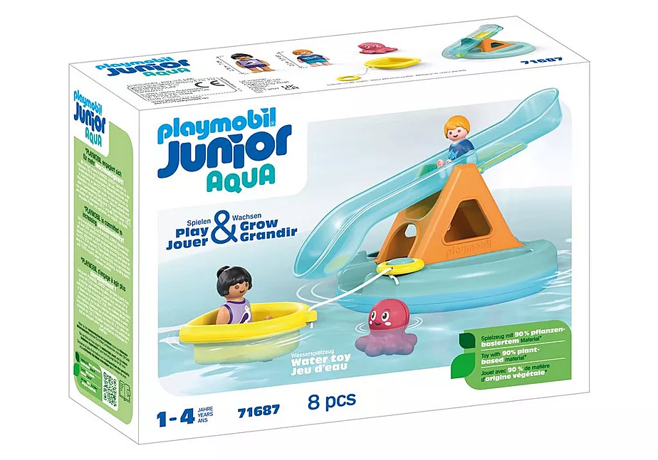 JUNIOR AQUA: Badeinsel mit Wasserrutsche