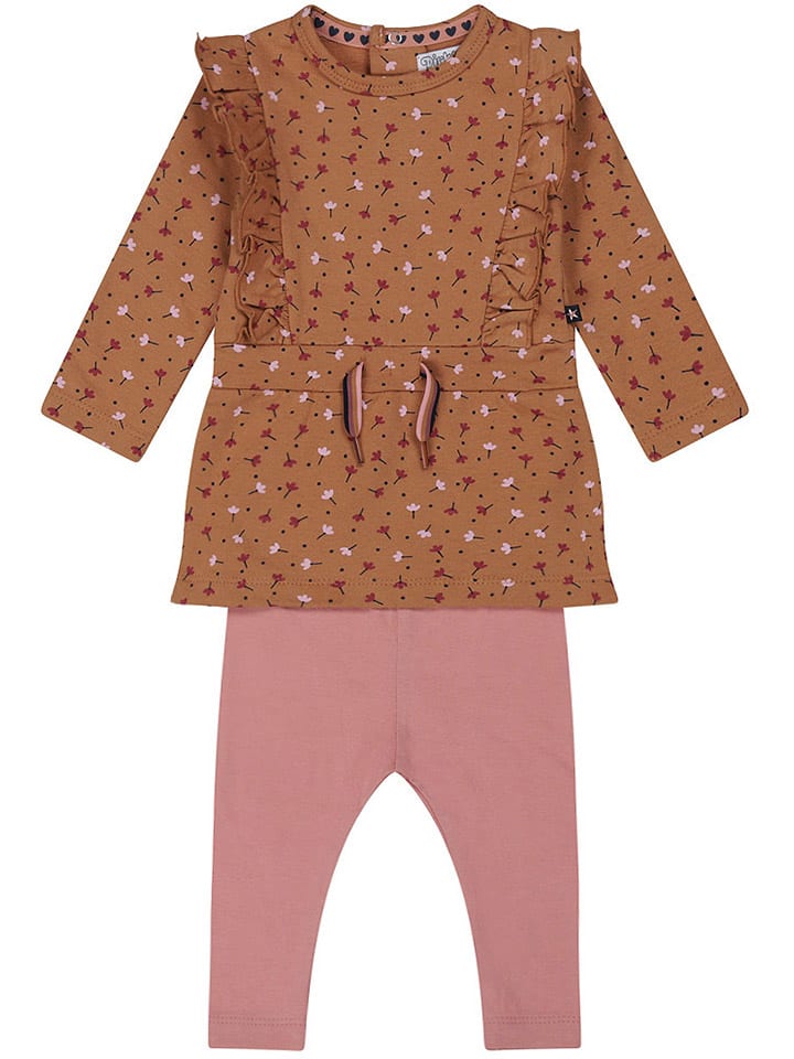 Dirkje 2tlg. Outfit in Rosa/ Hellbraun günstig kaufen