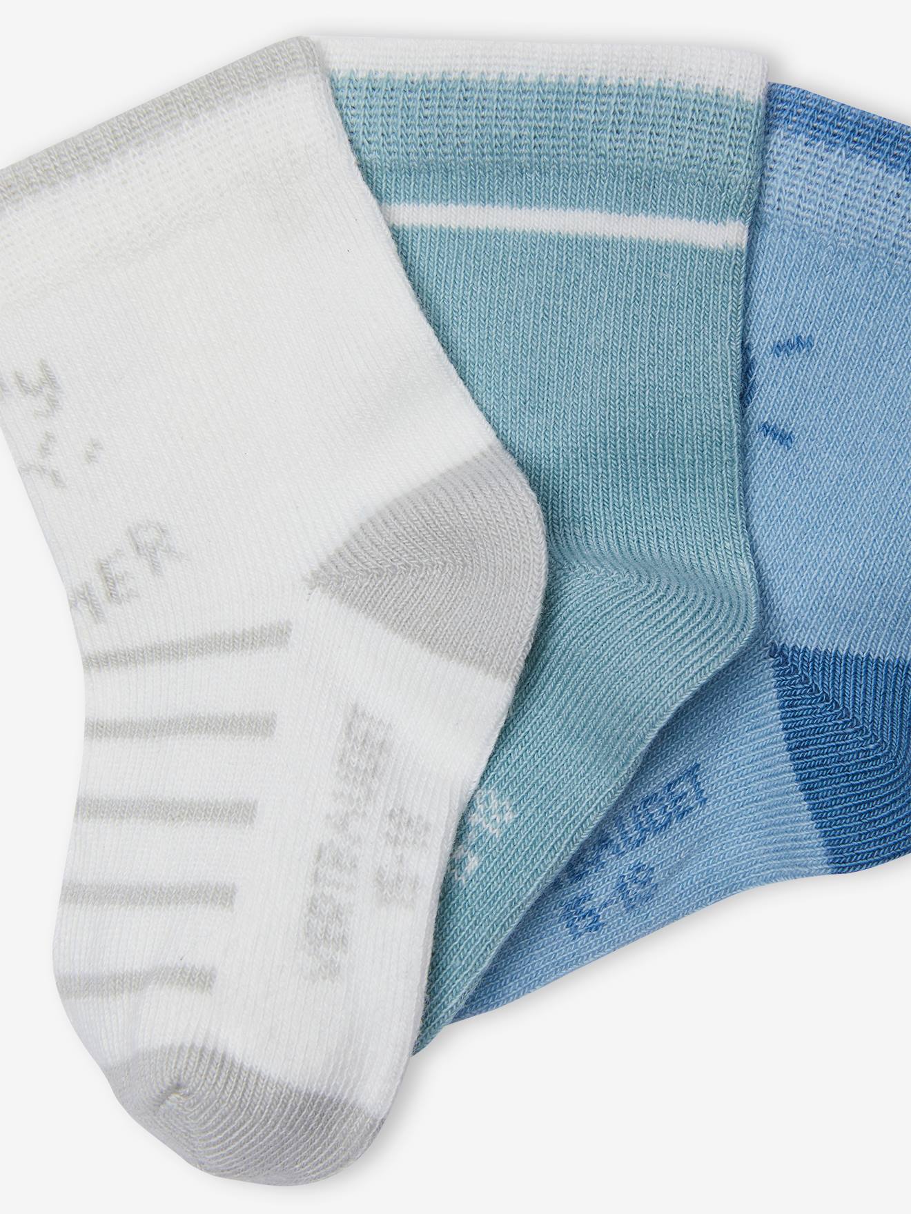 Vertbaudet 3er-Pack Baby Socken SUNNY Oeko-Tex - aquamarine